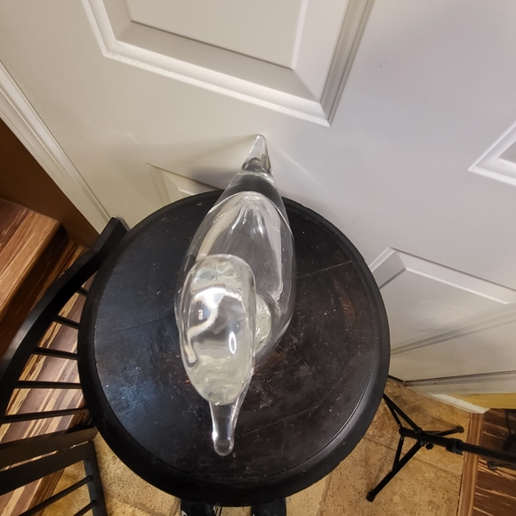 Murano V. Nason Hand Blown Glass Heavy Duck Decanter Signed - Picture 6 of 16